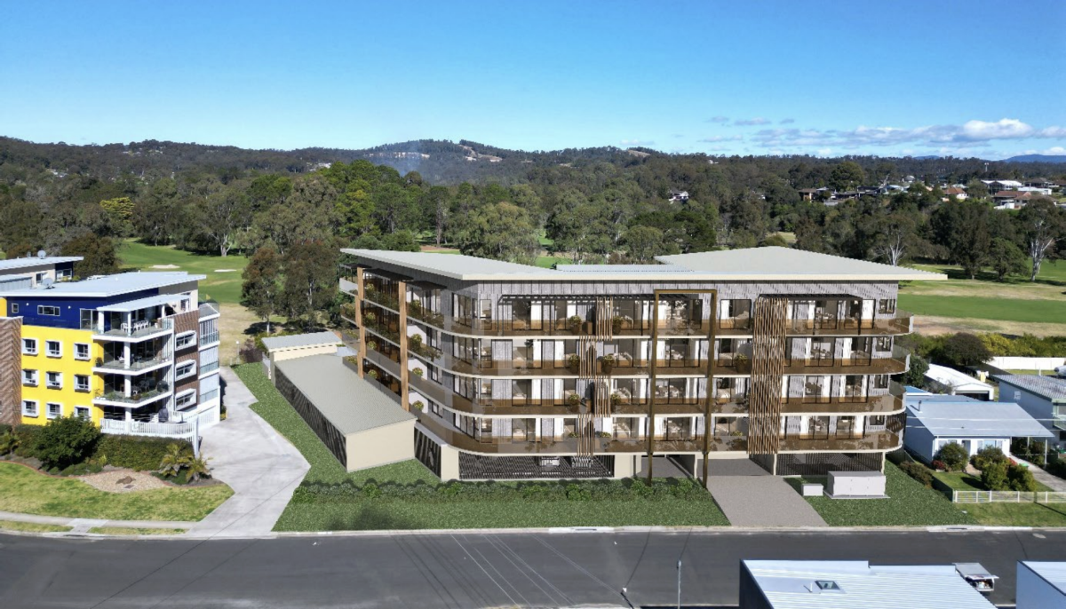 An artists impression of the development