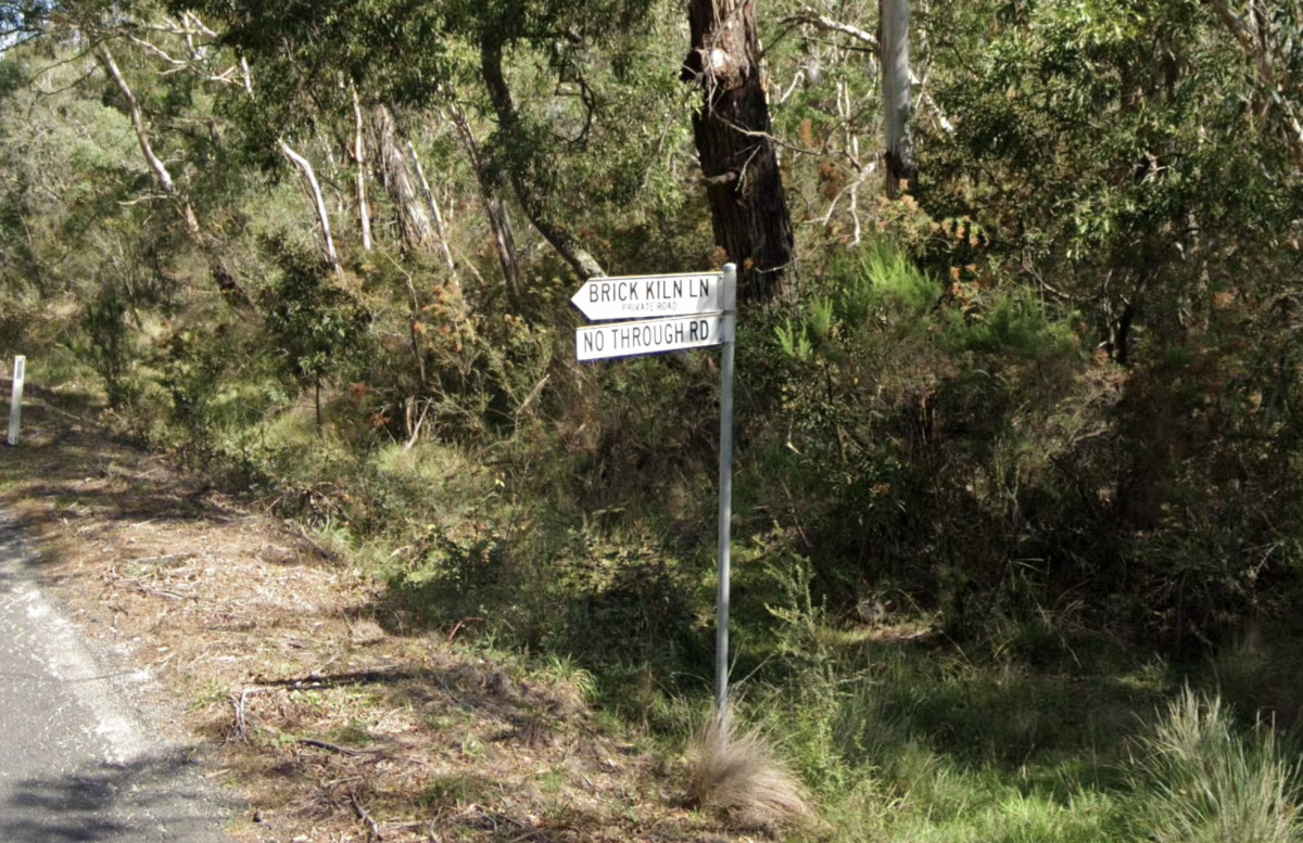 A road sign for Brick Kiln Lane