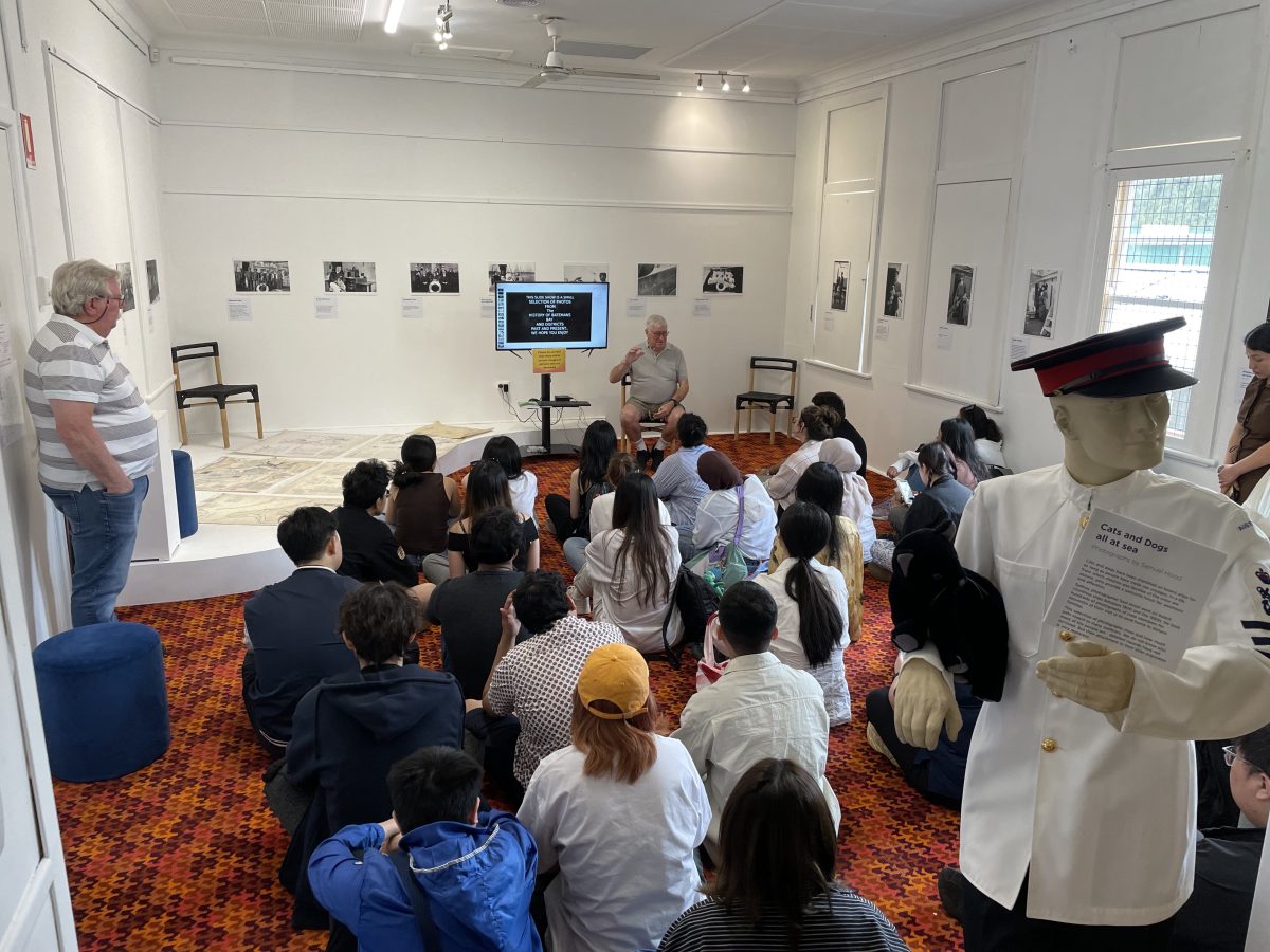UNSW post-graduate students visited Batemans Bay Heritage Museum.