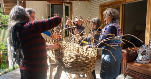 Doing death differently: Coffin weaving and shroud making workshops in Bodalla