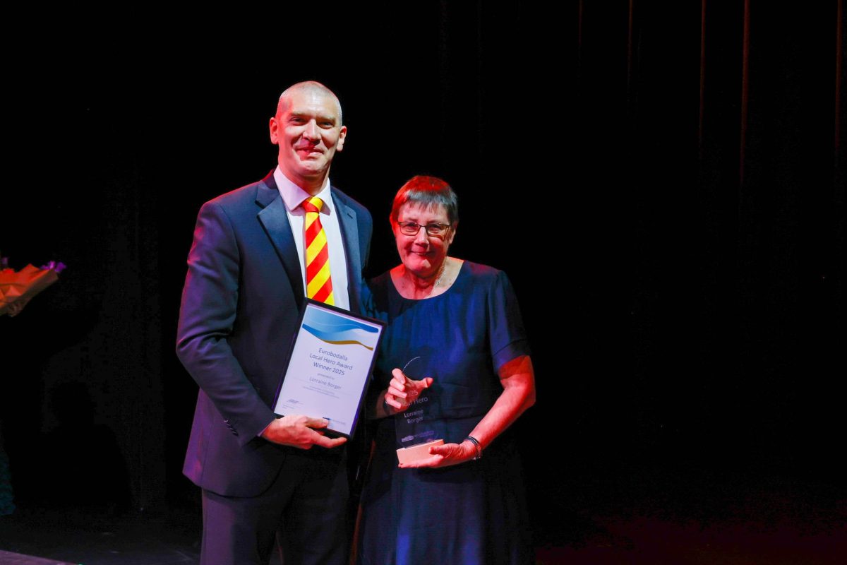 A man and a woman standing together