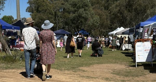 Hartley Hall's Christmas crew ready for a bumper Sunday market