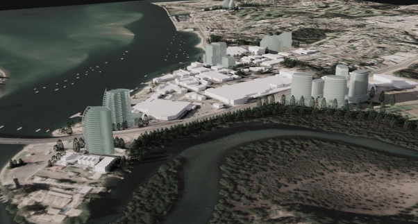 Five key Gateway and Landmark sites in the draft Batemans Bay Master Plan. 