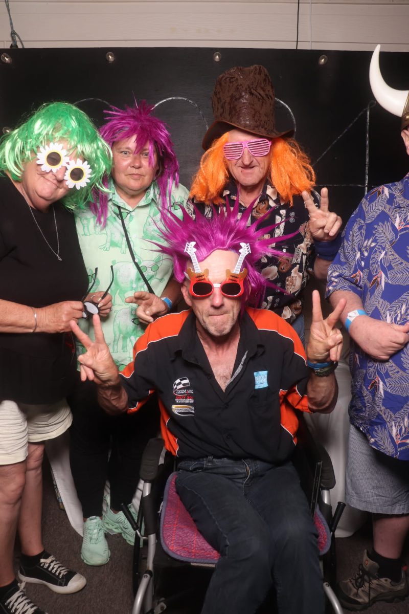 people in fancy dress outfits