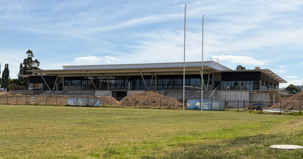 Progress on $11m Bega sports hub 'now clearly visible' but opening delayed into 2026
