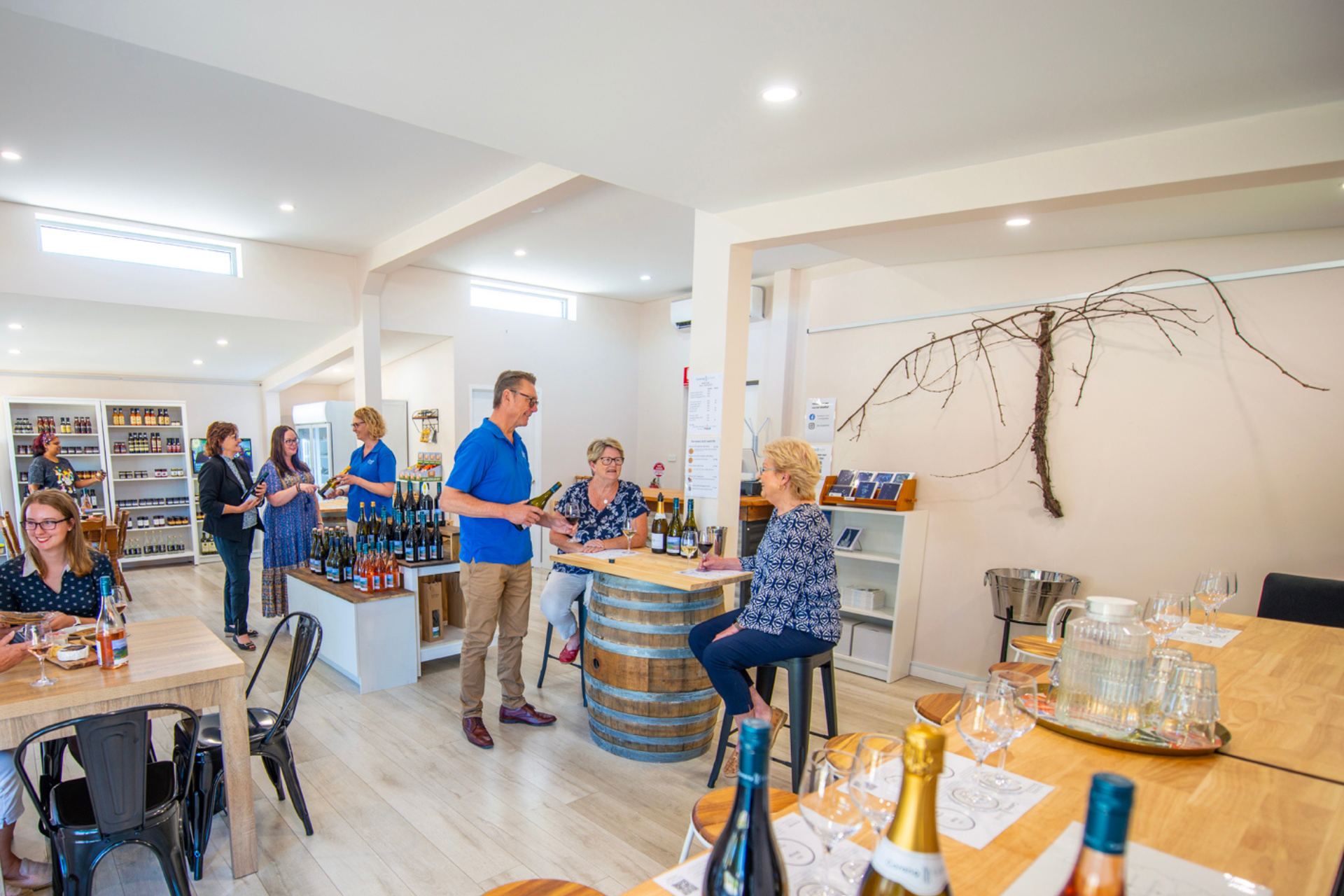 Michael and Jill host tastings at their Tarago cellar door.