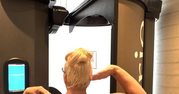 'Alexa, make me hot': What Canberra’s AI spray tan studio is really like