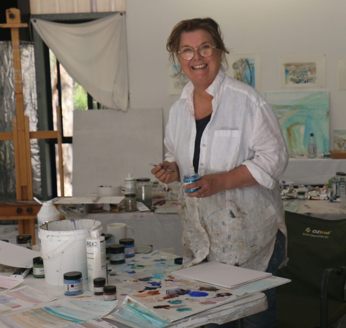 Margaret Hogan at work