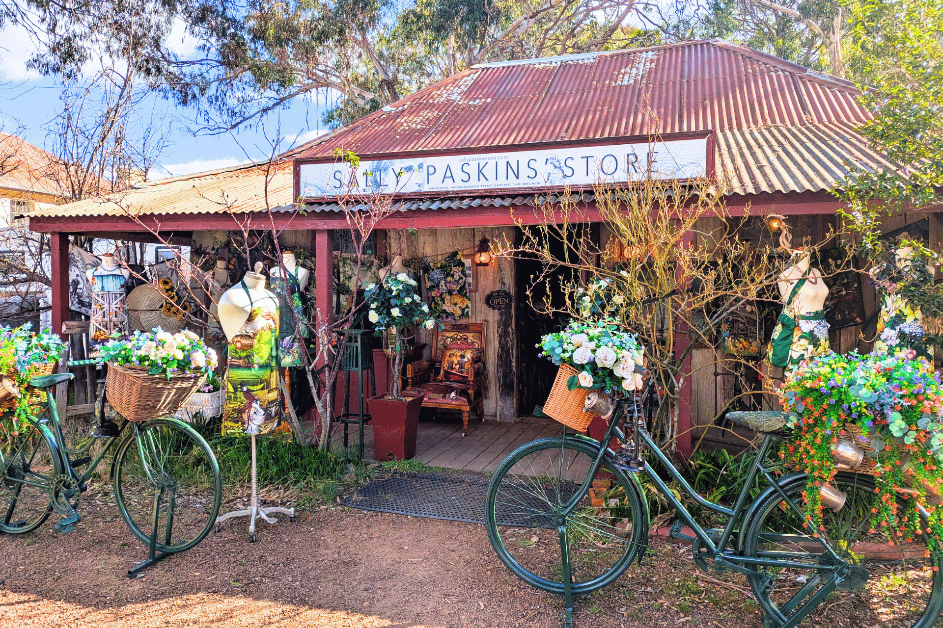 Historical store frontage.
