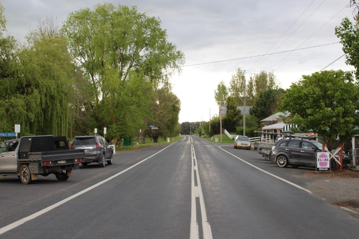 A residential street in Upper Lachlan Shire