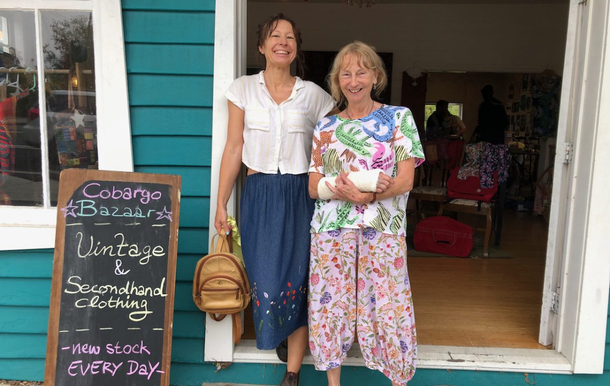 Georgia Drenth and Jennifer James of Cobargo Bazaar.