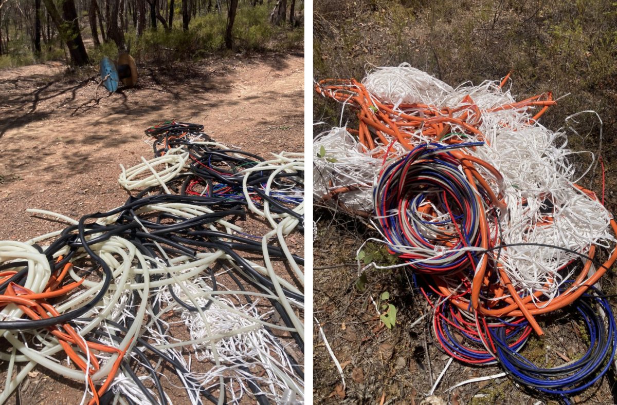 This industrial material was recently discovered after it was illegally dumped in the Tumut State Forest.