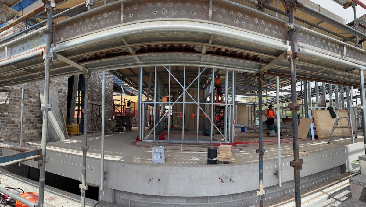 NAC under construction in January.