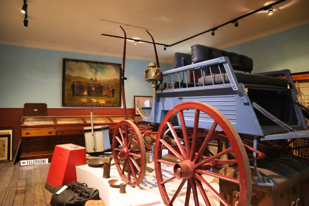 Stage coach at a museum