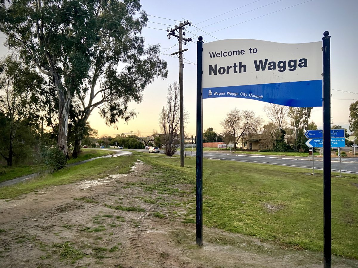 North Wagga sign