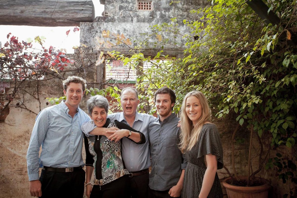 Rhiannon (far right) with her family Dean, Coral, Neil, and Mitchell.