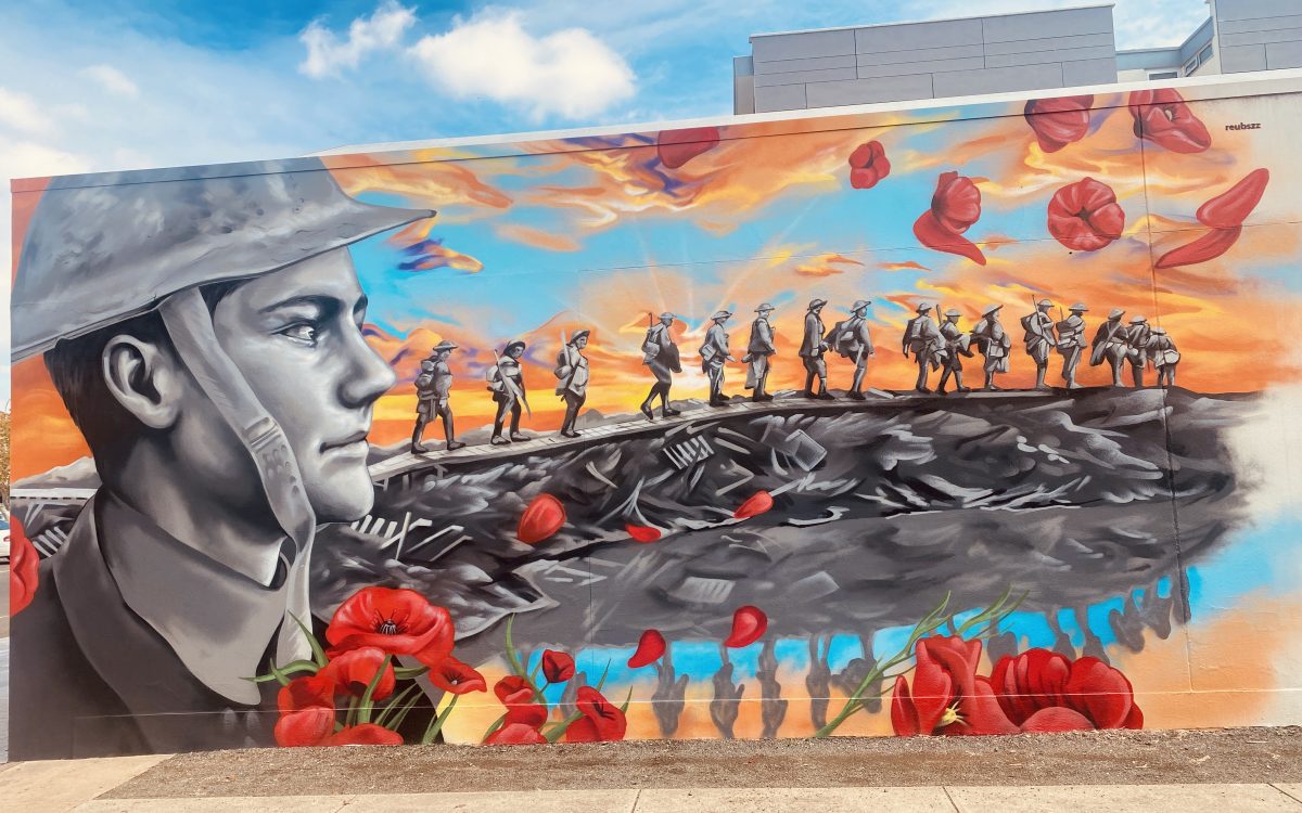 Anzac mural 