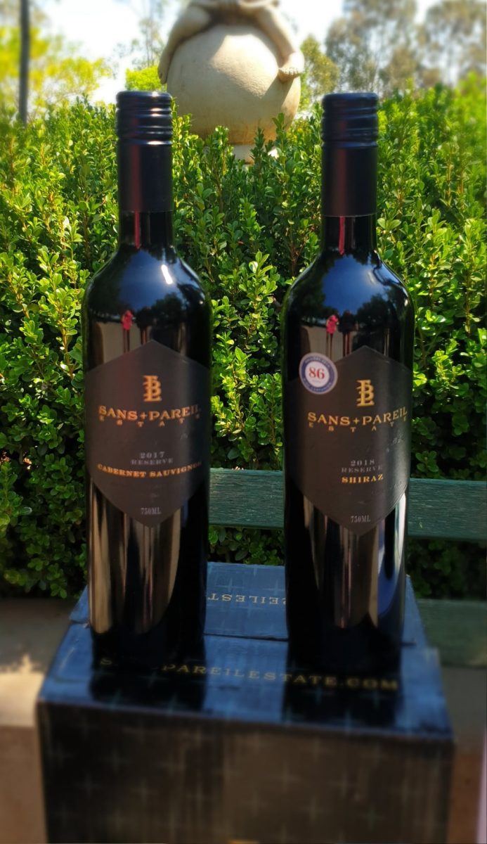 Two bottles of red wine