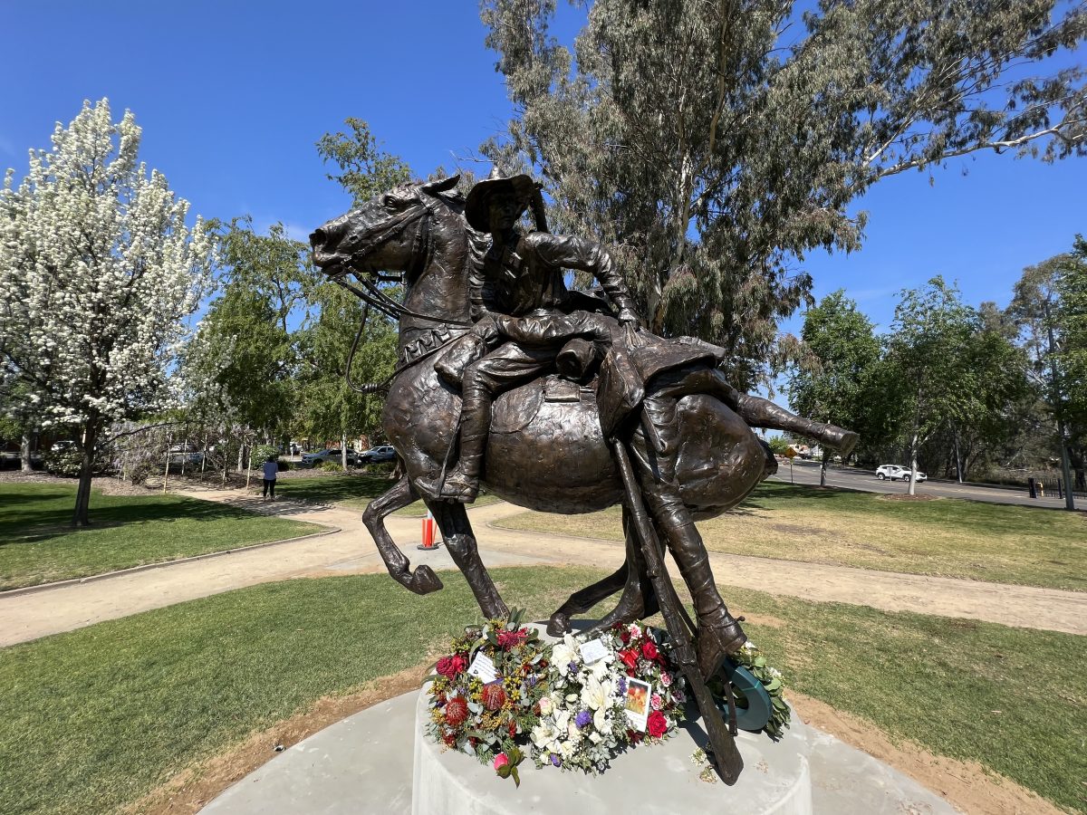 light horseman statue