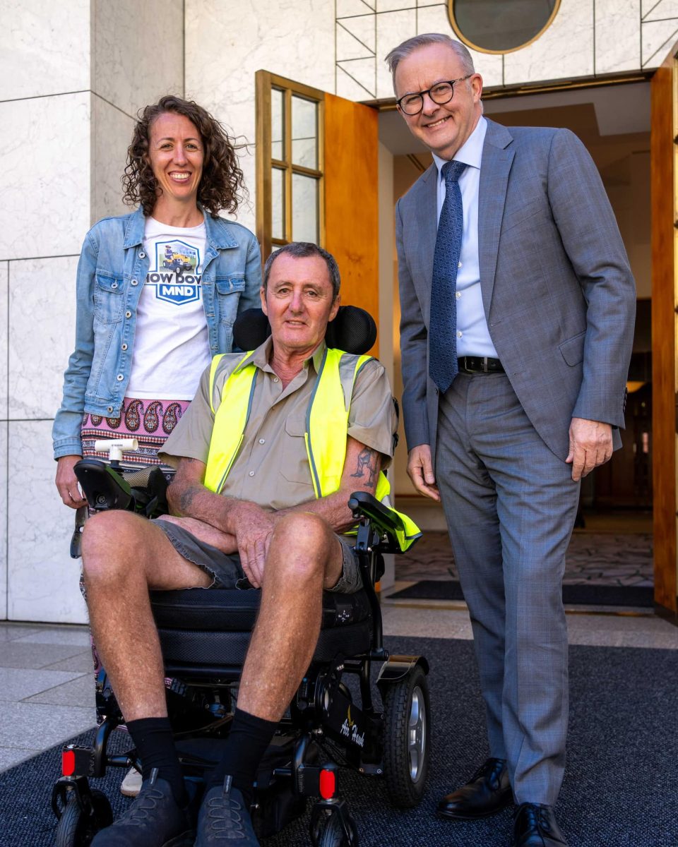 Prime Minister and MND sufferers