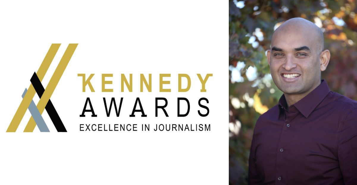 Region's Oliver Jacques is a finalist for the 2024 Kennedy Awards for Excellence in Journalism. 