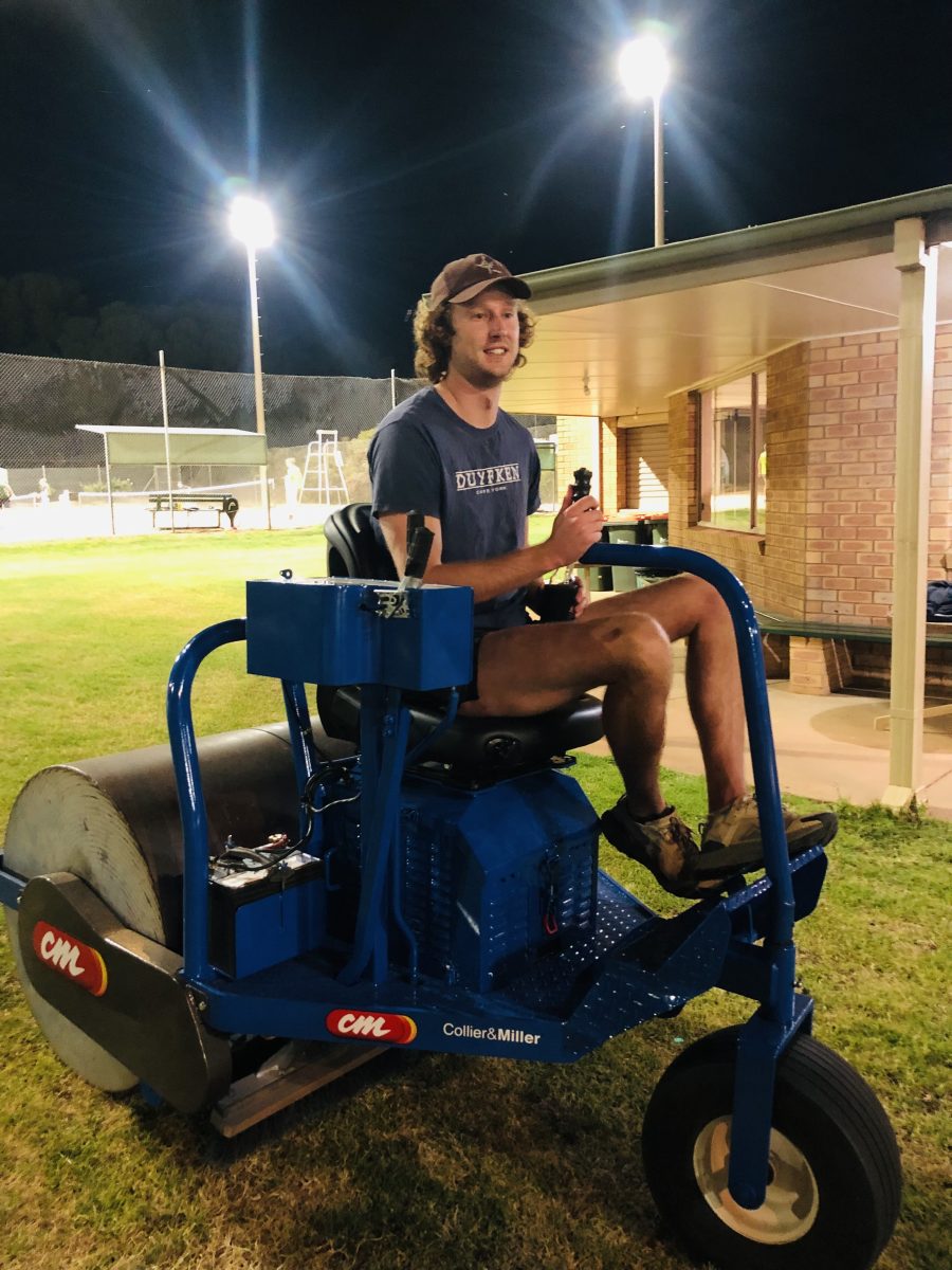 Guy on roller