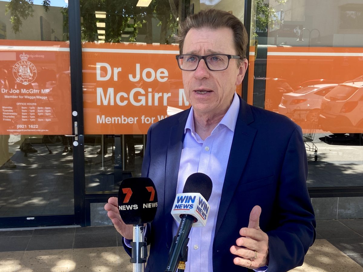 Wagga MP Dr Joe McGirr described the decision to keep HumeLink above ground as "very disappointing". 