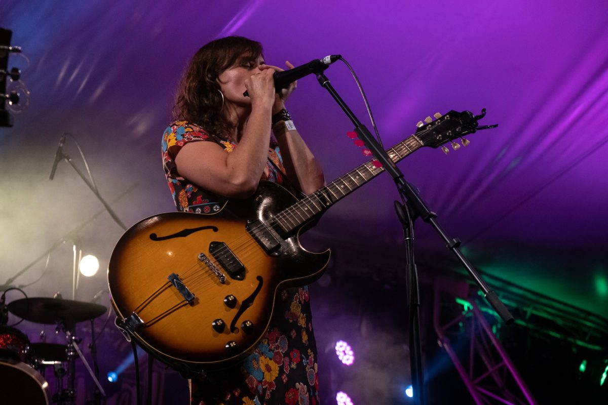 Vikki Thorn performs at the Nannup Music Festival in 2023.