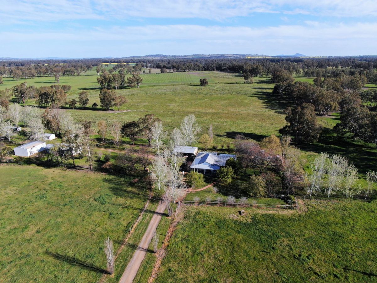 aerial view of property