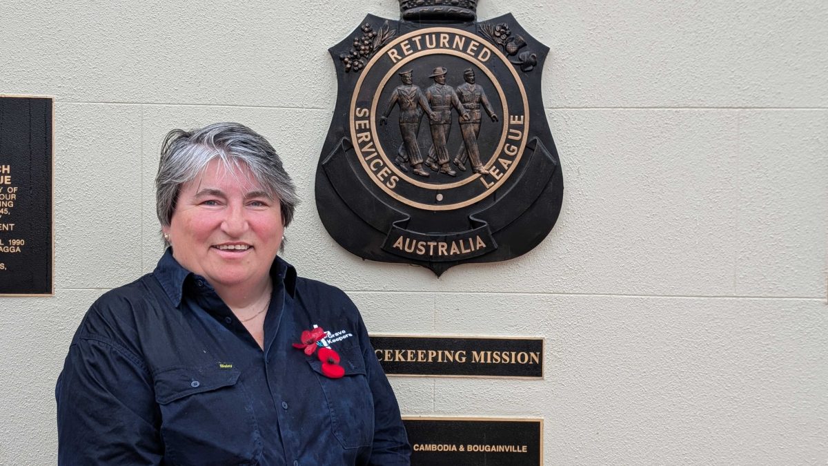 Karen has travelled the world polishing and restoring war graves and plaques.
