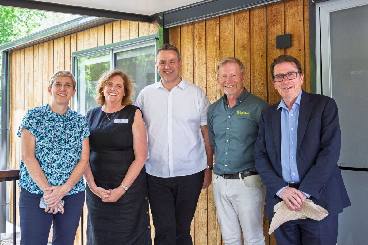 Five people in a tiny home