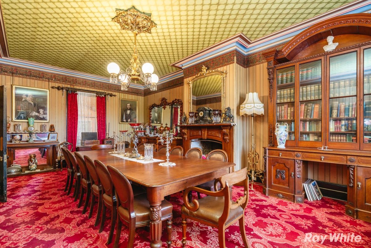 antique dining table